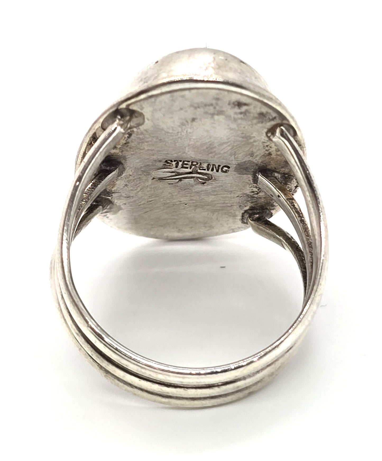 Calvin Peterson Navajo Sugilite Native American sterling silver ring size 8.5