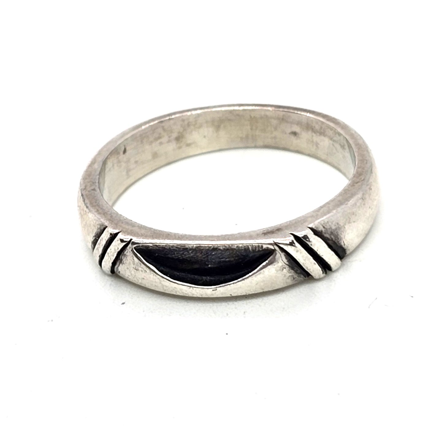 Carolyn Pollack Relios Southwestern stacking Sterling Silver Ring size 7