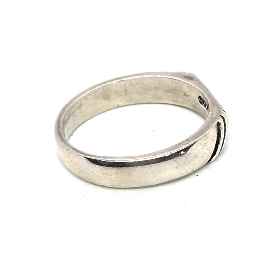 Carolyn Pollack Relios Southwestern stacking Sterling Silver Ring size 7