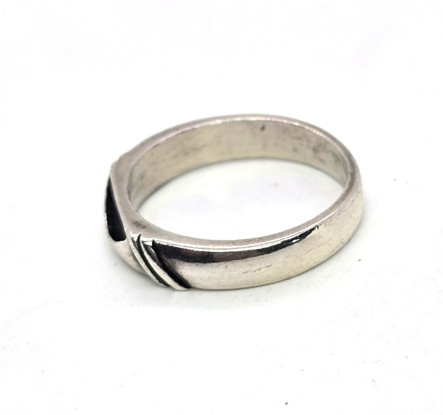 Carolyn Pollack Relios Southwestern stacking Sterling Silver Ring size 7