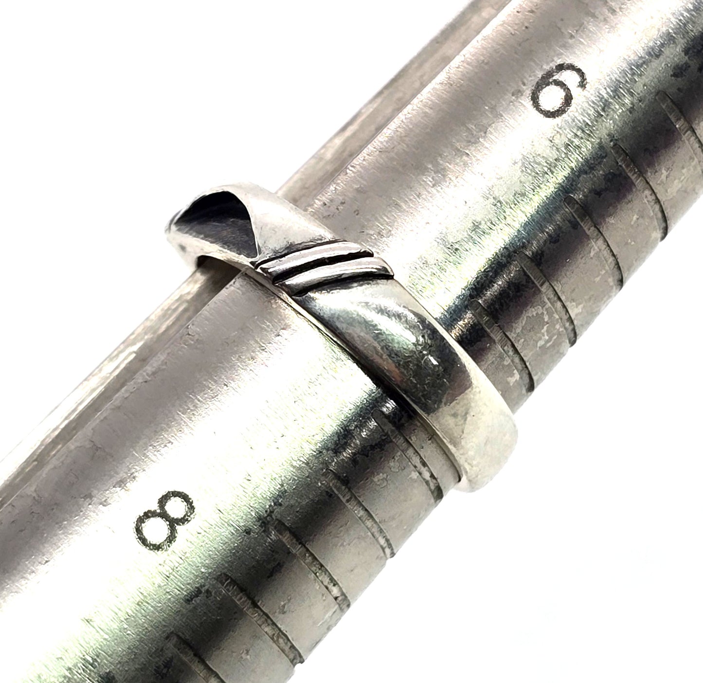 Carolyn Pollack Relios Southwestern stacking Sterling Silver Ring size 7