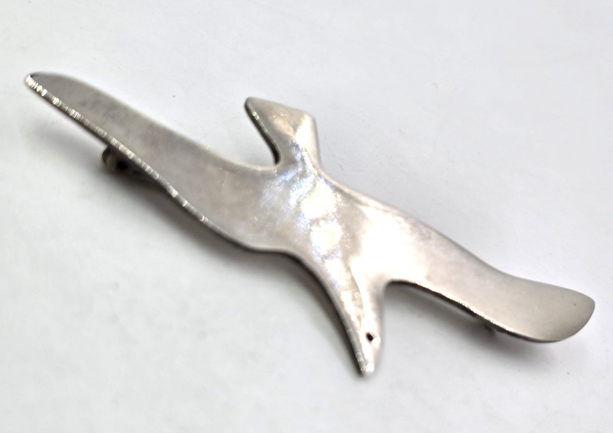 Seagull bird Taxco Mexico Vintage Sterling Silver vintage TR-35 Brooch