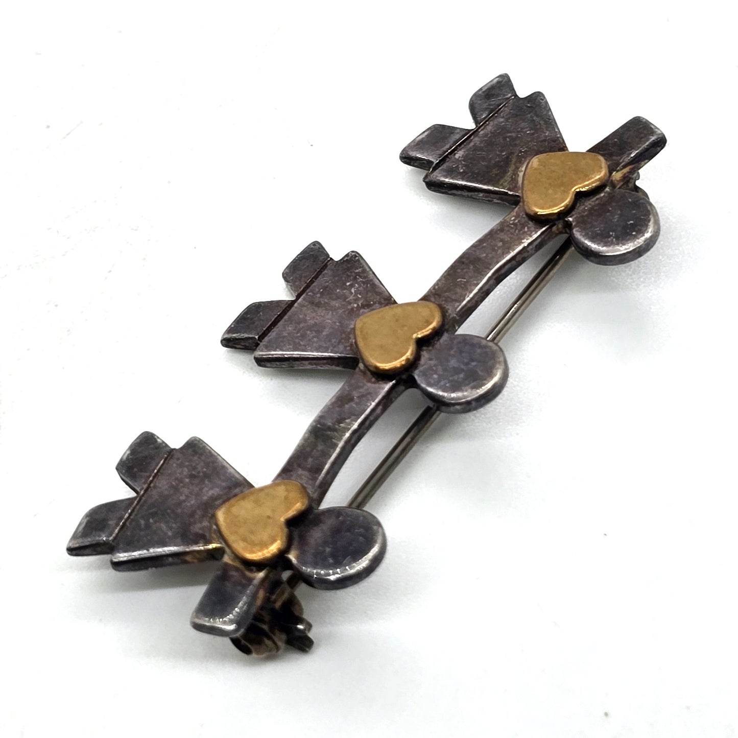 Naldo two tone vintage sterling silver save the children vintage brooch