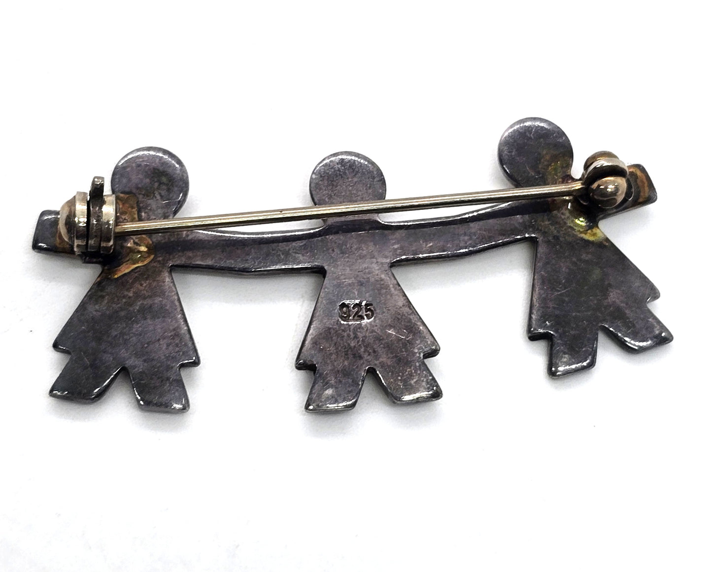 Naldo two tone vintage sterling silver save the children vintage brooch