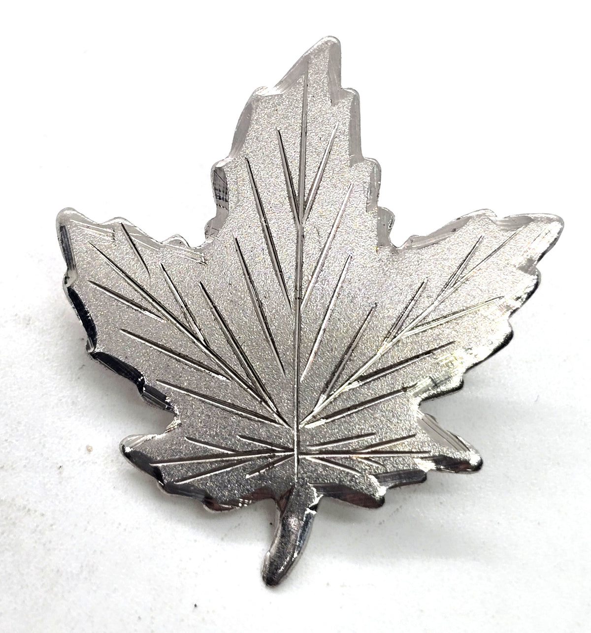 Amco Canadian Maple Leaf vintage sterling silver leaf brooch