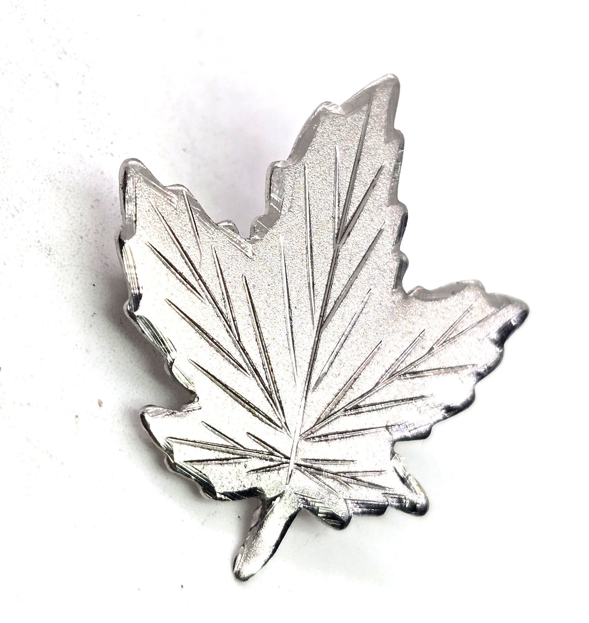 Amco Canadian Maple Leaf vintage sterling silver leaf brooch