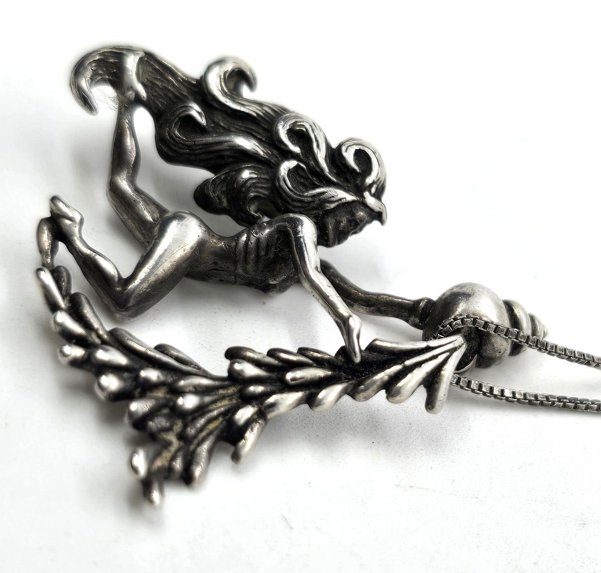Bling Jewelry Aquarius Zodiac Sign Greek Water Goddess Sterling Silver necklace