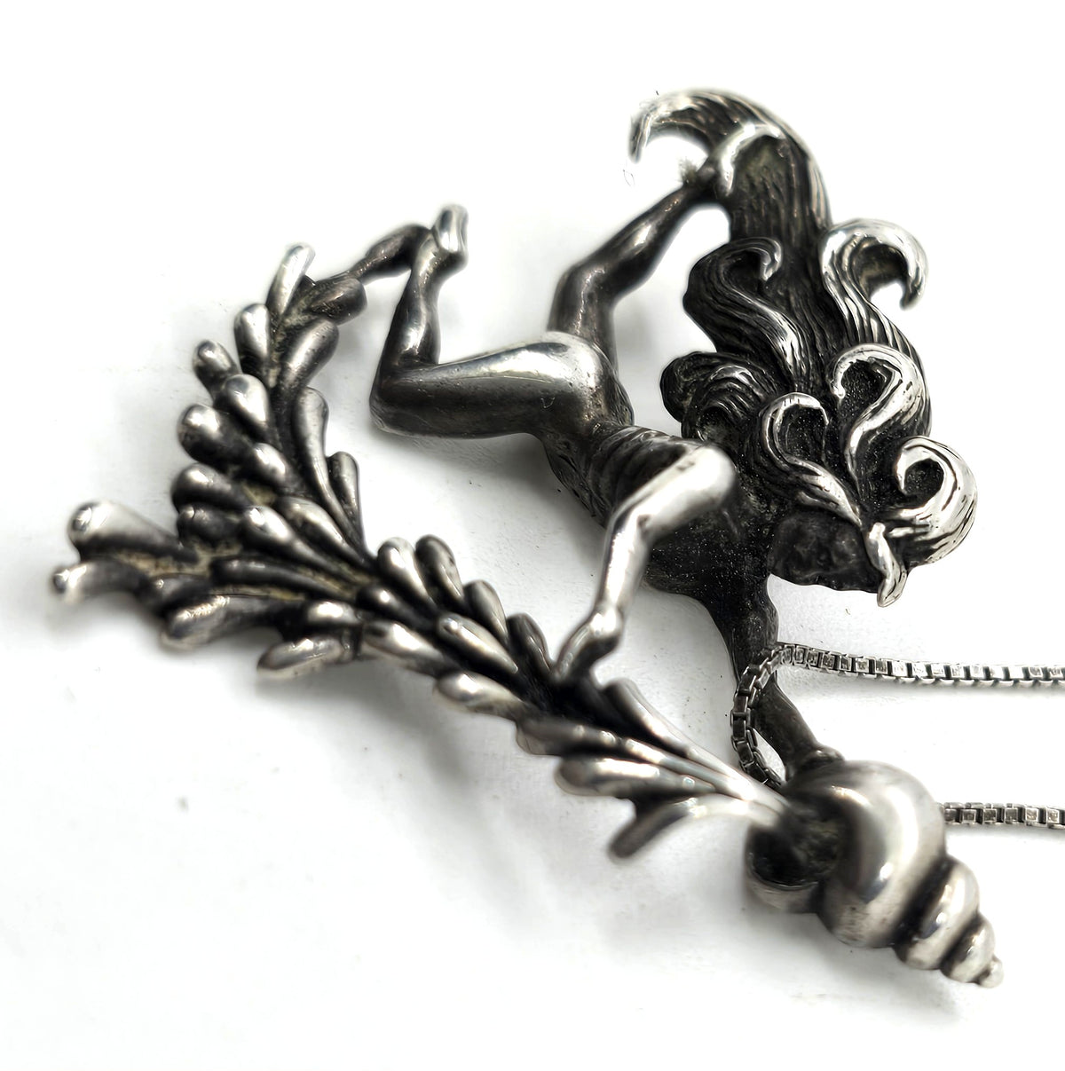 Bling Jewelry Aquarius Zodiac Sign Greek Water Goddess Sterling Silver necklace