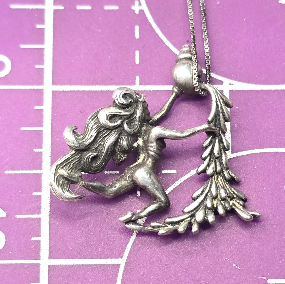 Bling Jewelry Aquarius Zodiac Sign Greek Water Goddess Sterling Silver necklace