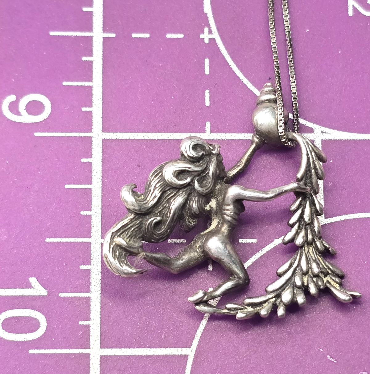 Bling Jewelry Aquarius Zodiac Sign Greek Water Goddess Sterling Silver necklace