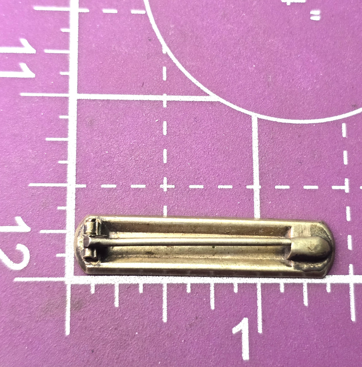 Taille d'épargne antique Victorian mourning brooch Memento Mori bar pin