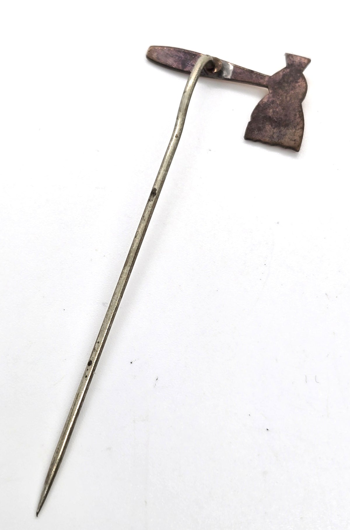 Radical prohibitionist Carry A. Nation 1901 souvenir antique stick pin Temperance Hatchet