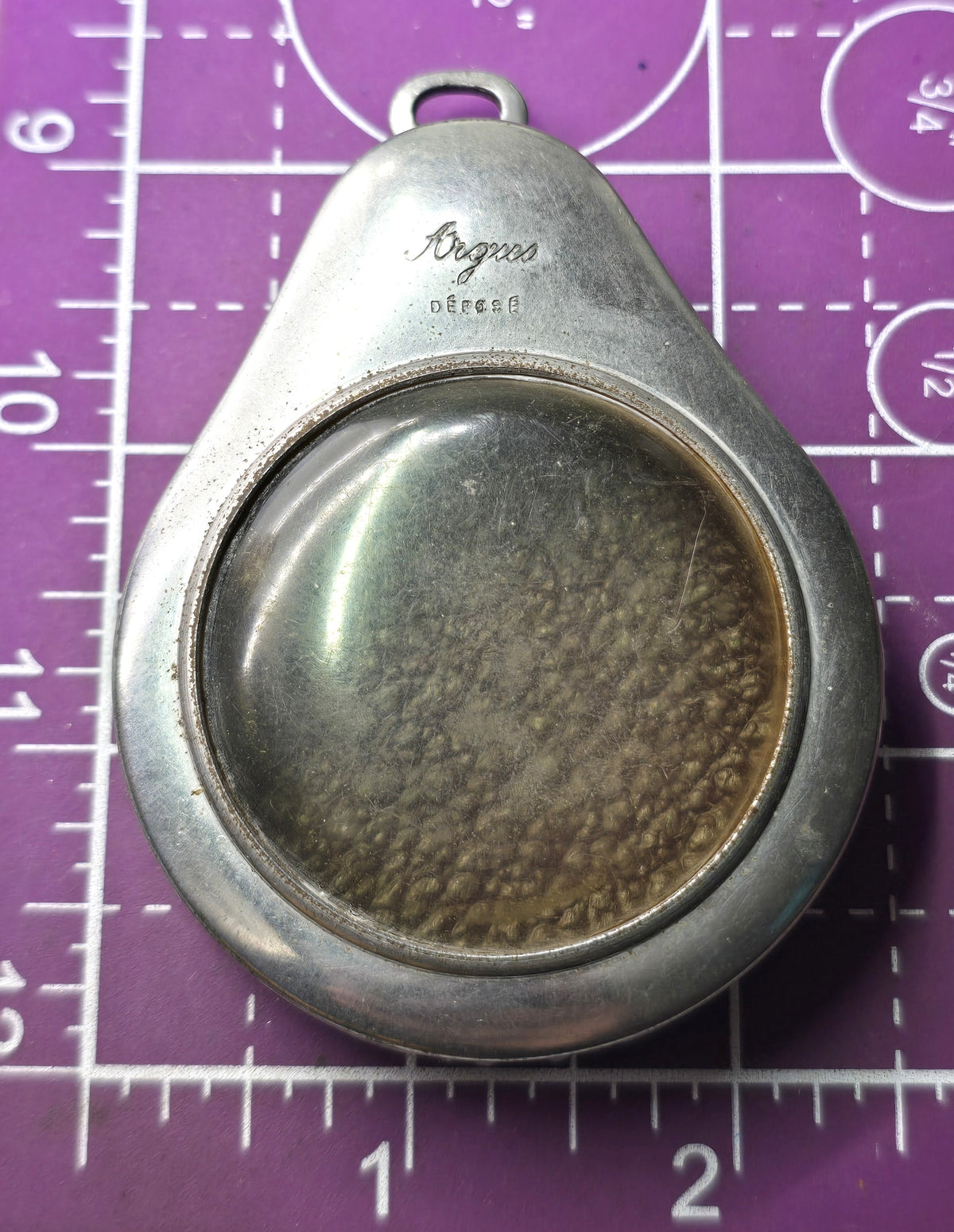 Art Deco Argus Depose antique pocket watch protective case étui Argus