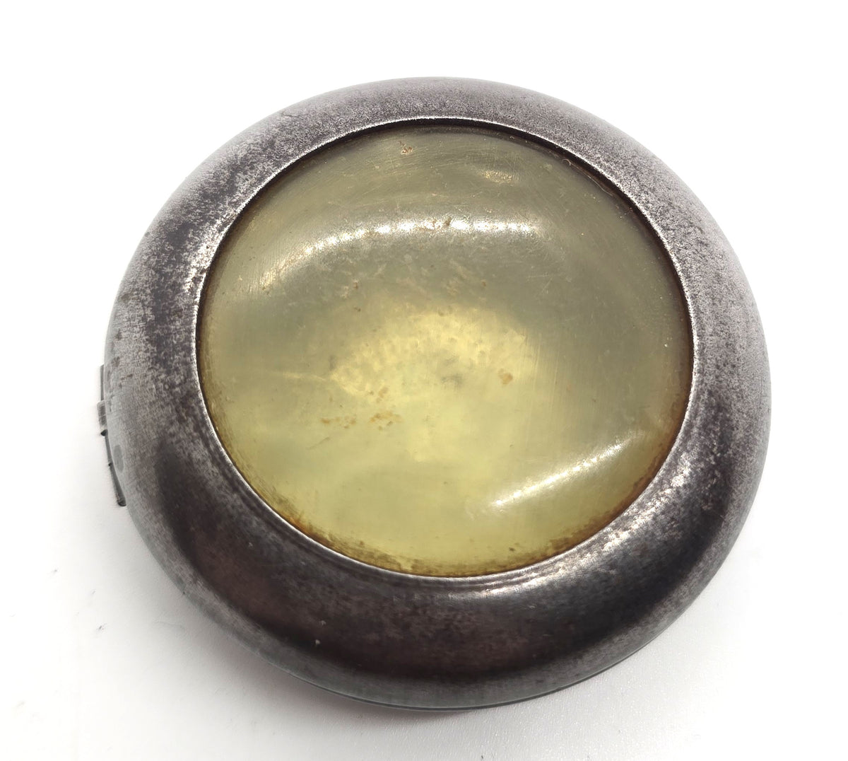 WWII German vintage Wartburg DRGM 22 pocket watch silver toned protector