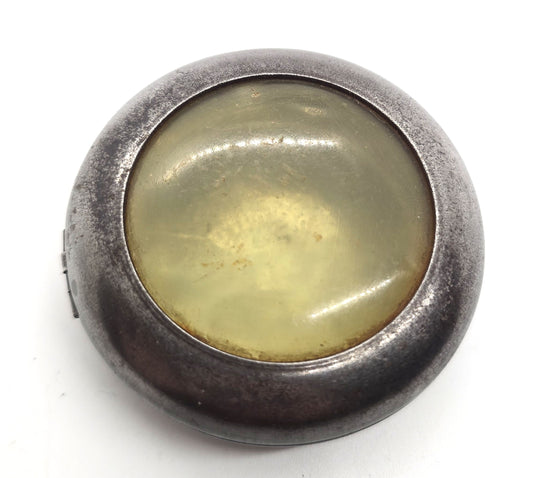WWII German vintage Wartburg DRGM 22 pocket watch silver toned protector