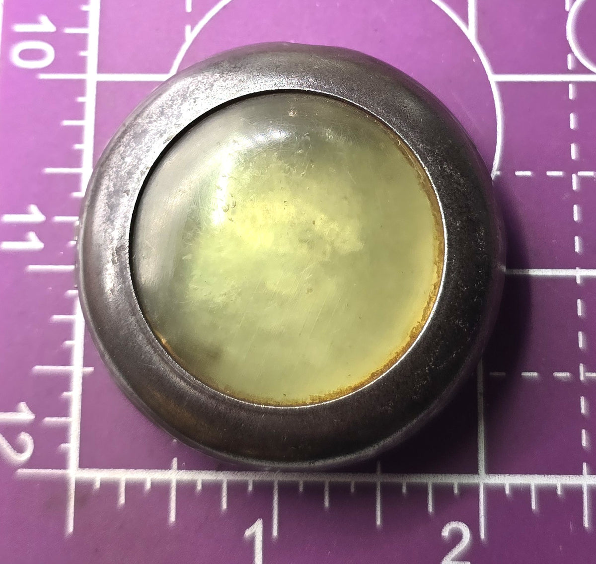 WWII German vintage Wartburg DRGM 22 pocket watch silver toned protector