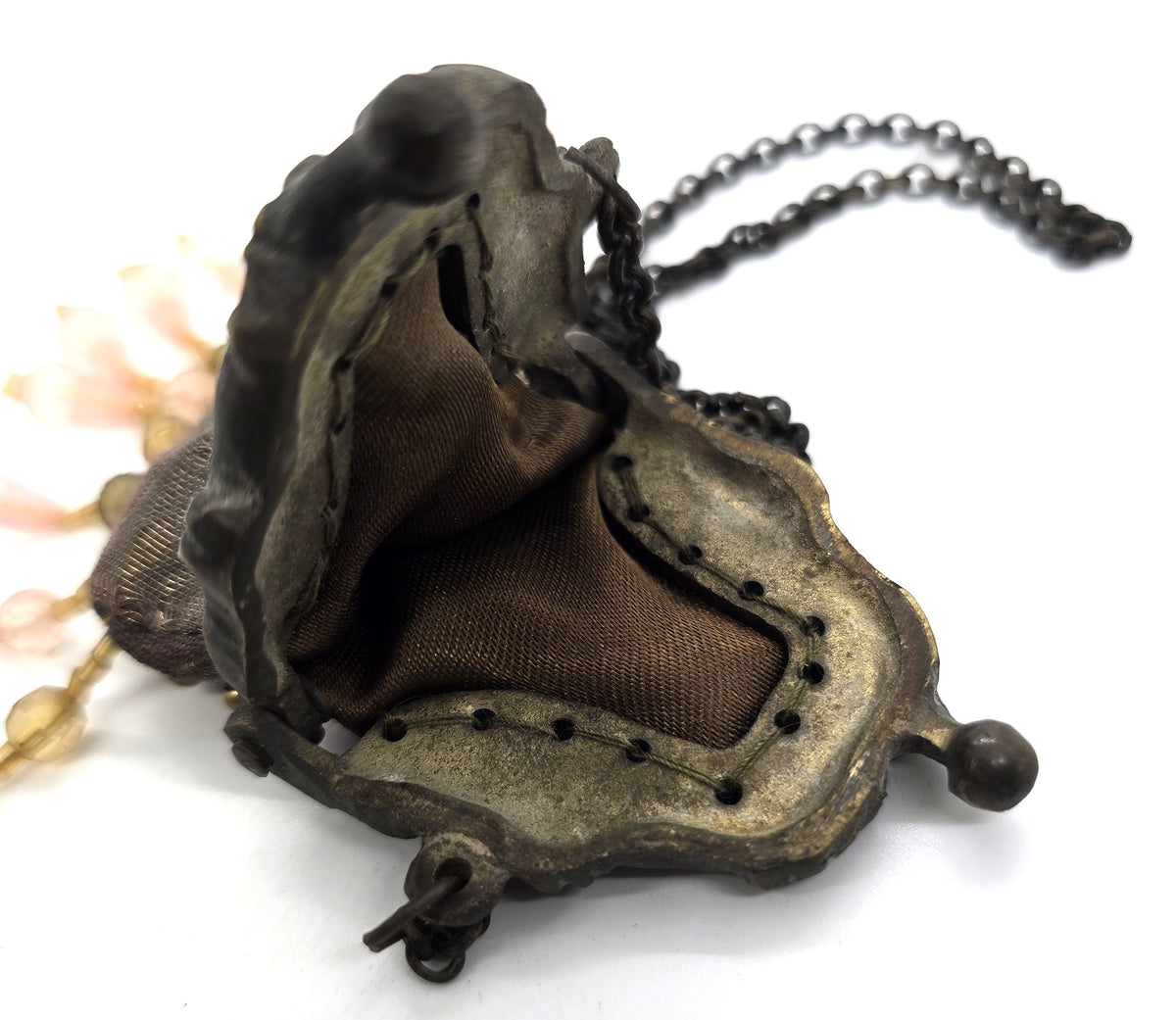 Wayne Kleski Katherine's Collection Victorian rose inspired clutch purse