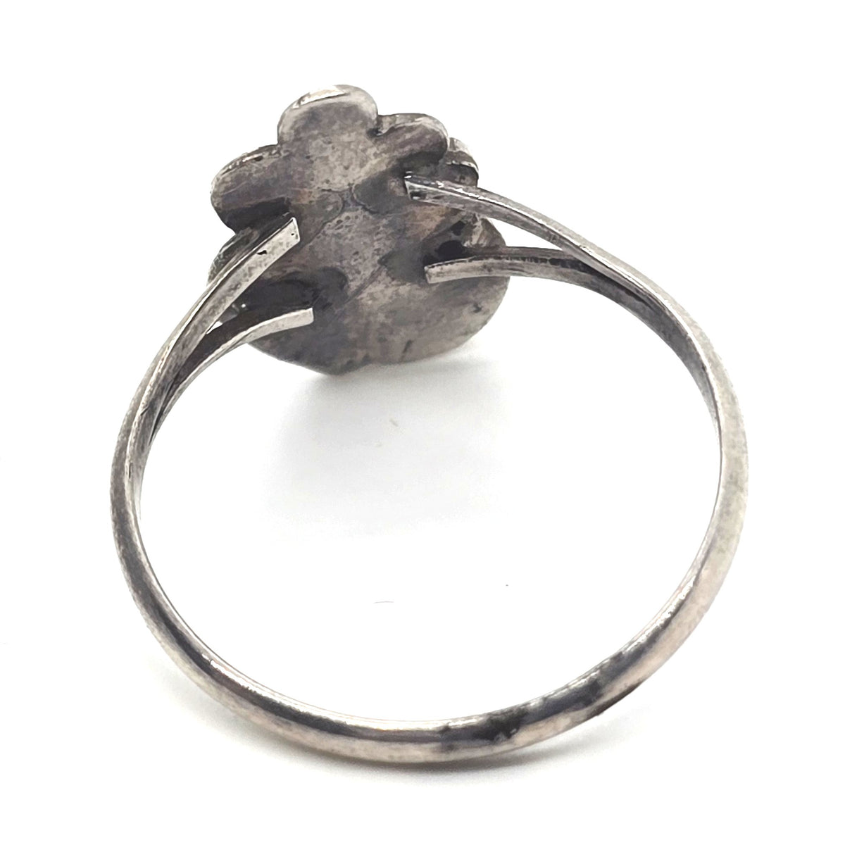 Turquoise turquoise small petite Navajo vintage sterling silver ring size 5.25