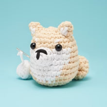 The Woobles Toast the Shiba Inu dog crochet kit