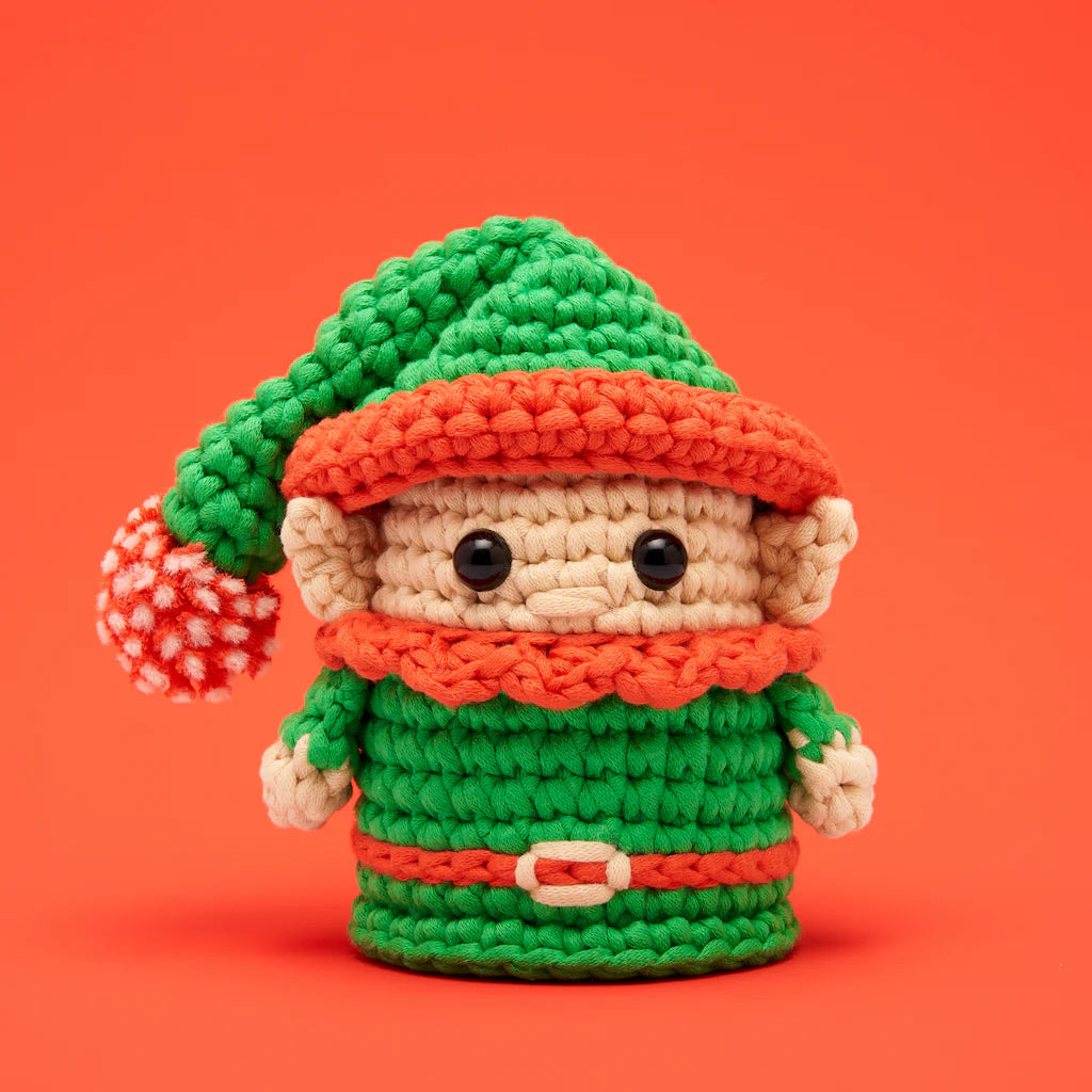 The Woobles Bernard the Elf Christmas Crochet Kit