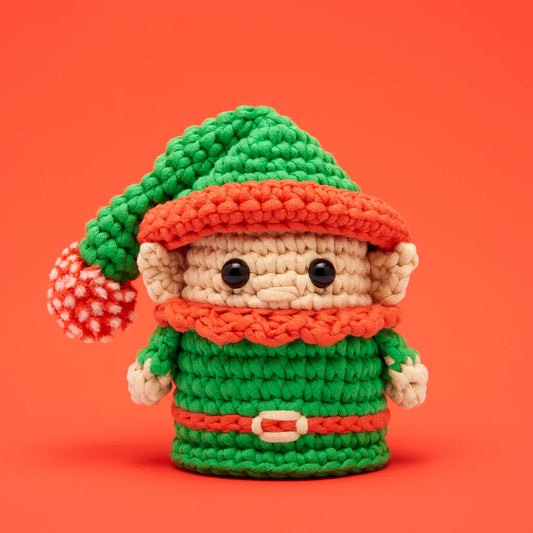 The Woobles Bernard the Elf Christmas Crochet Kit