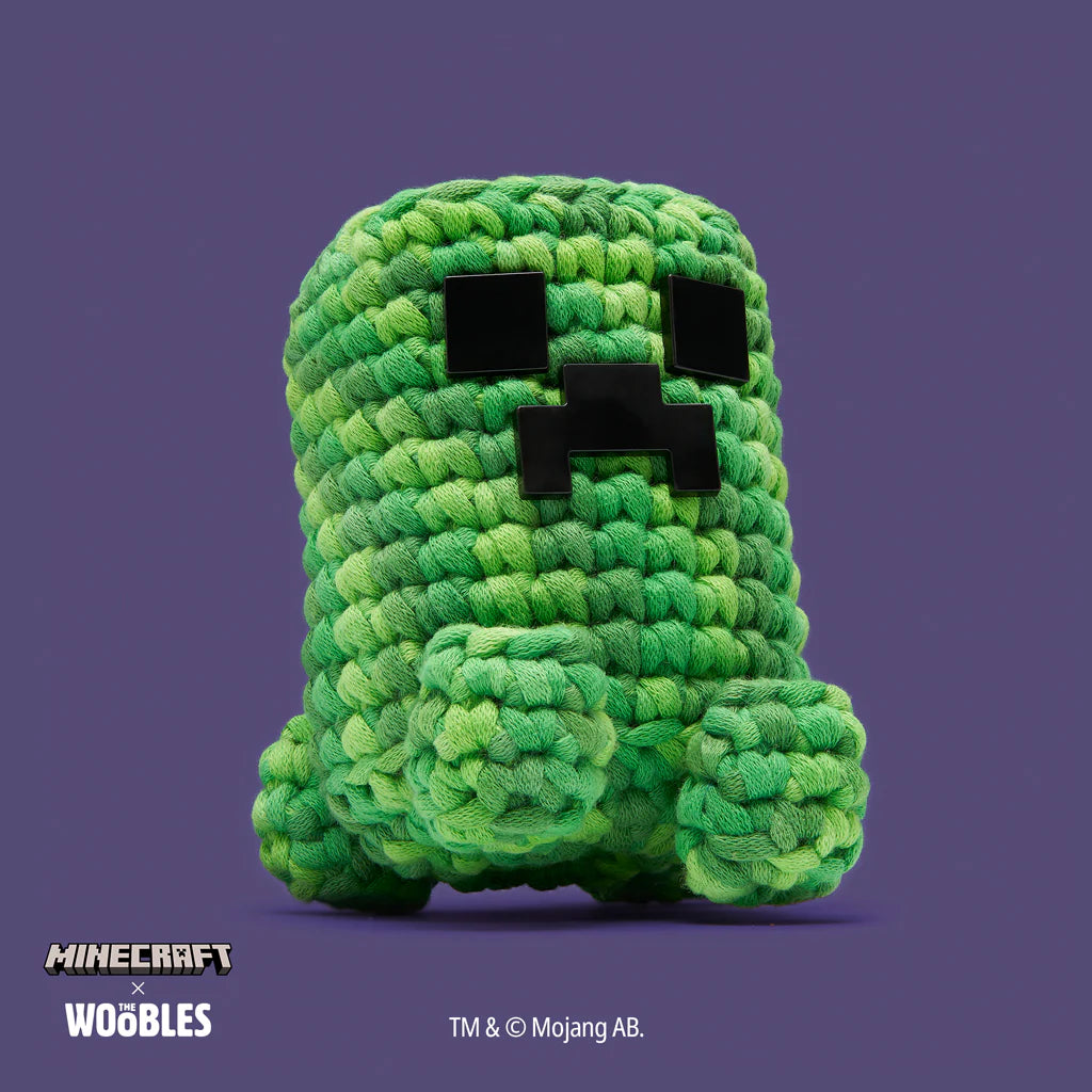 The Woobles Minecraft Creeper Crochet Kit