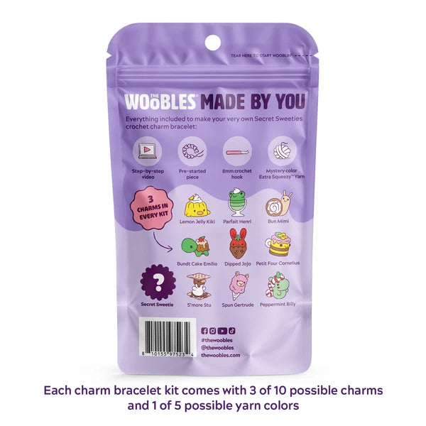 The Woobles Secret Sweeties Charm Bracelet Kit New 2nd Edition *In Stock*
