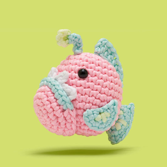 The Woobles Poe the Angler Fish Glow in the Dark Crochet Kit