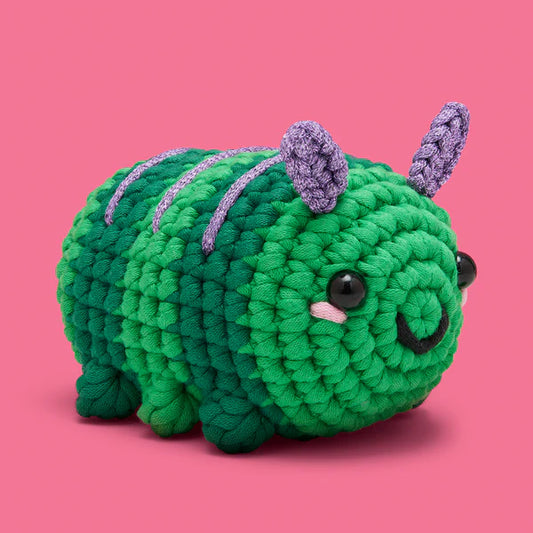 The Woobles Carl the Caterpillar all in one crochet kit