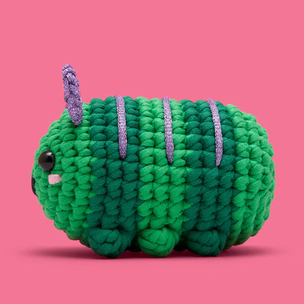 The Woobles Carl the Caterpillar all in one crochet kit