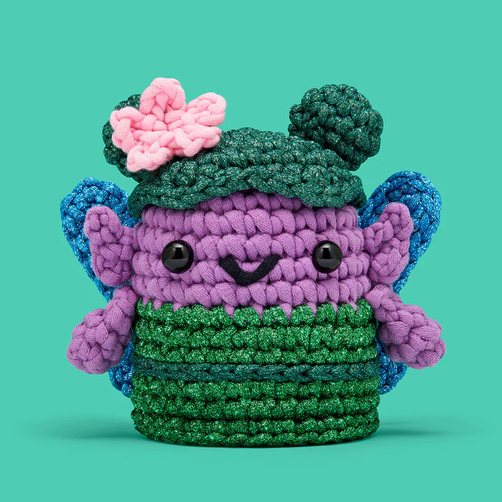 The Woobles Esperanza the Fairy Crochet Kit with glitter yarn