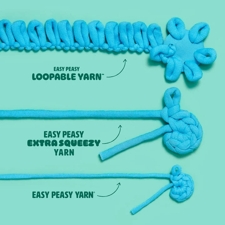 The Woobles Fred the Dino Loopables Kit Hand loop Crochet
