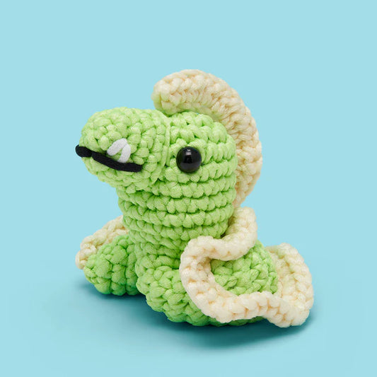 The Woobles Murphy the Electric Eel Crochet Kit Glow in the Dark