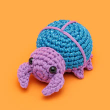 Roland the Beetle Crochet Kit The Woobles glitter yarn