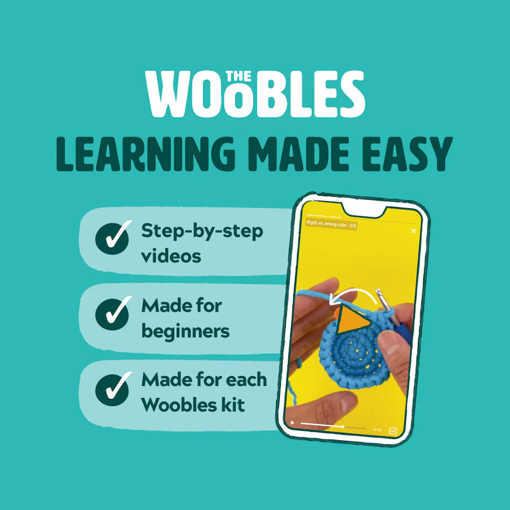 The Woobles Tony the Rat Beginners Crochet Kit