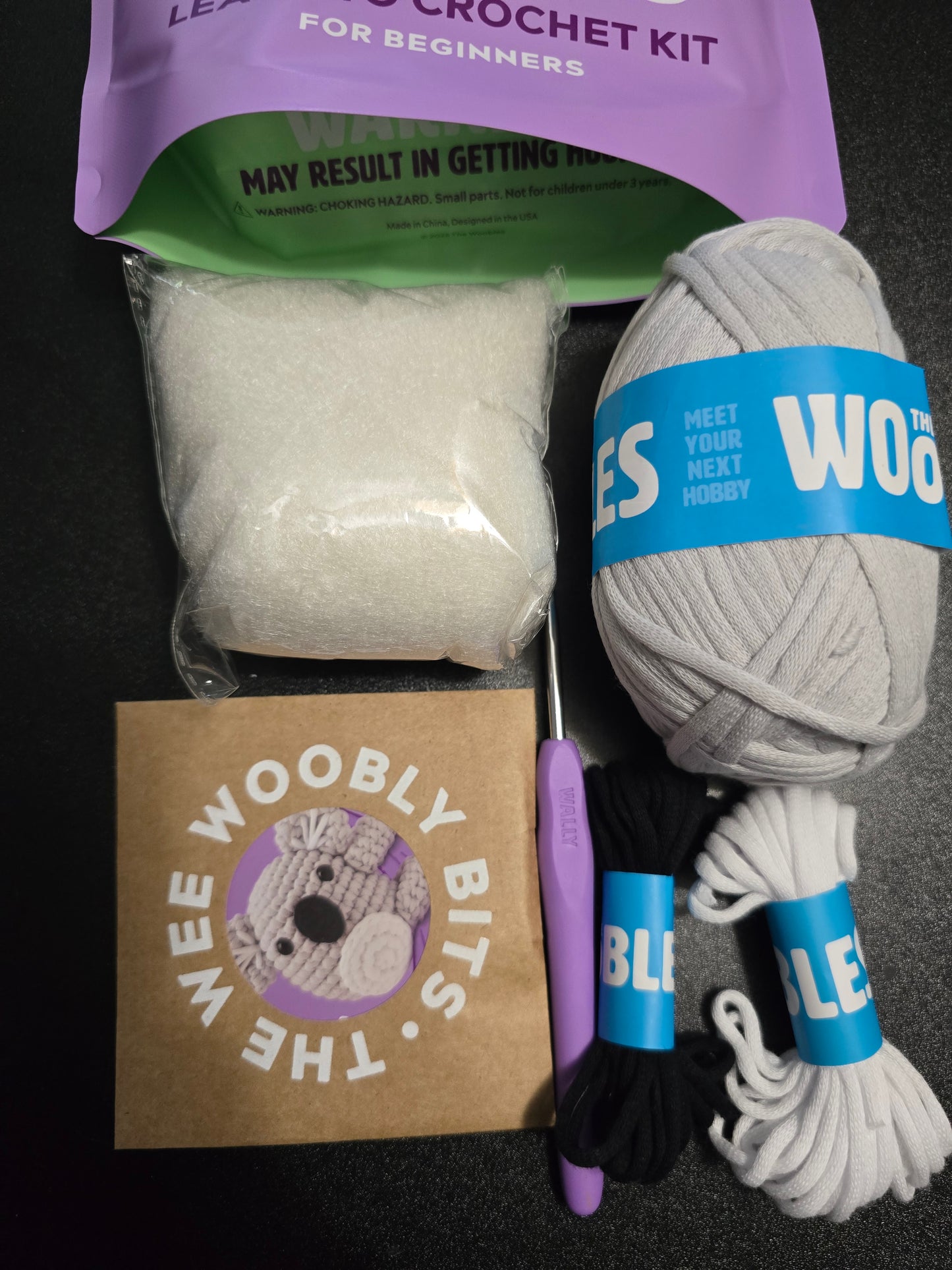 The Woobles Wally the Koala Crochet Kit Small Business Exclusive *more on the way expected restock date 11/25*