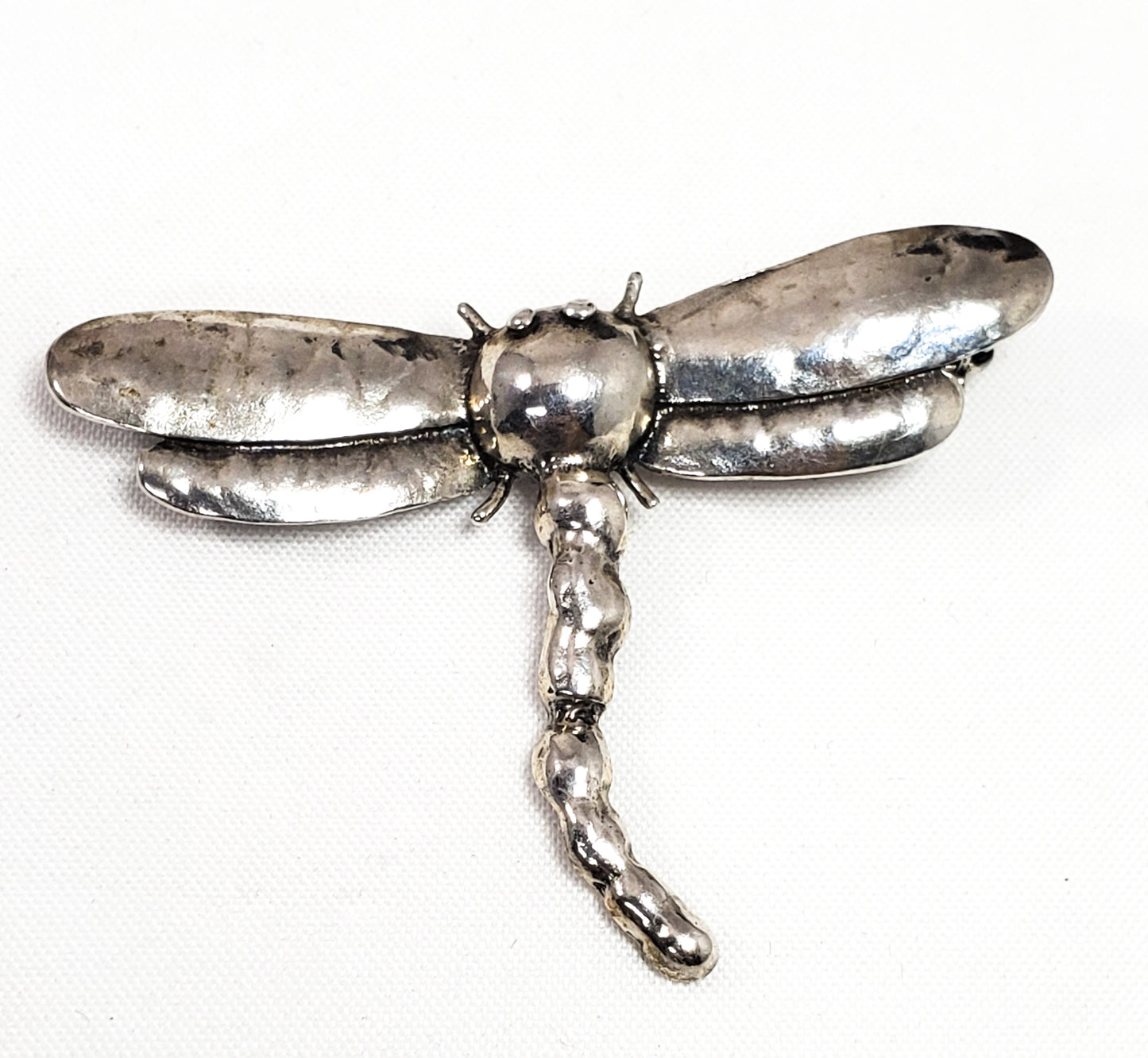 Dragonfly Bar-On Israel sterling silver vintage brooch 925