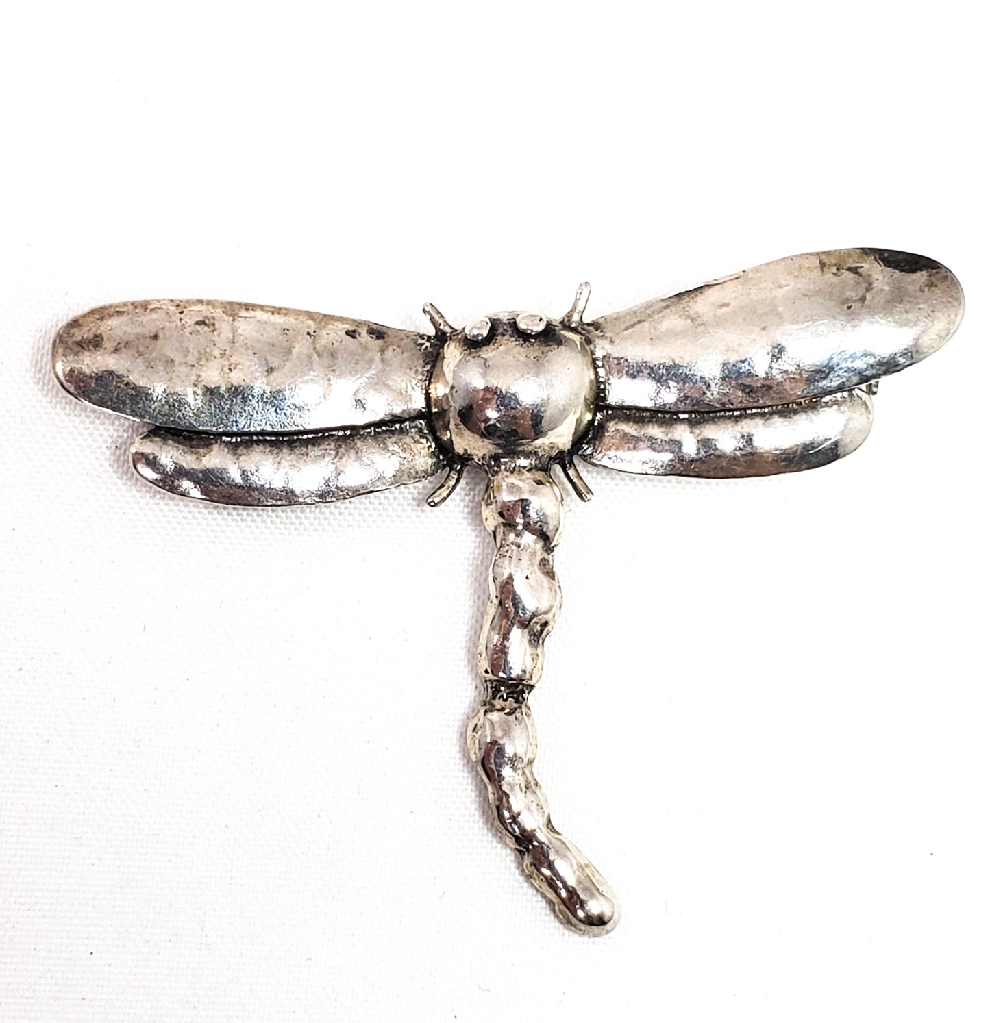 Dragonfly Bar-On Israel sterling silver vintage brooch 925