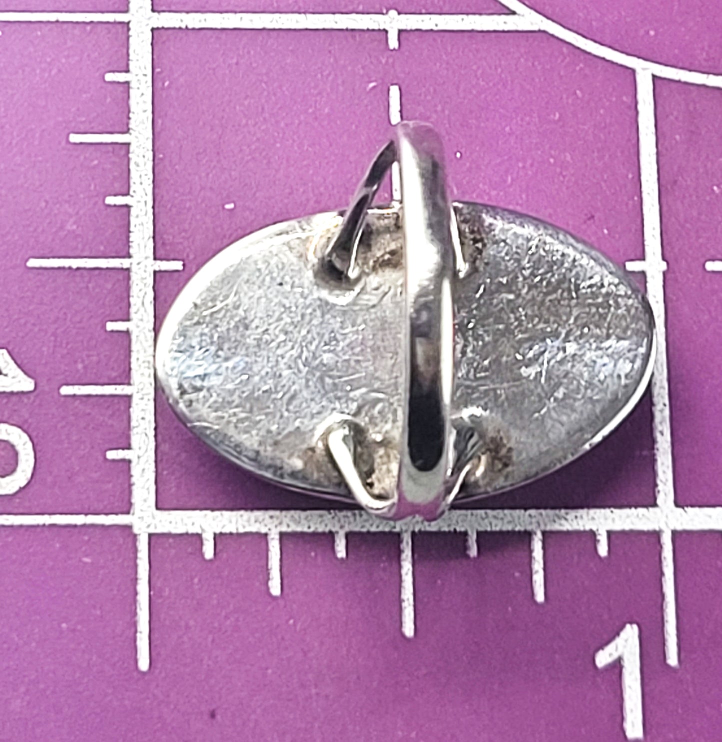 Malachite large Southwestern split shank sterling silver ring size 5.5